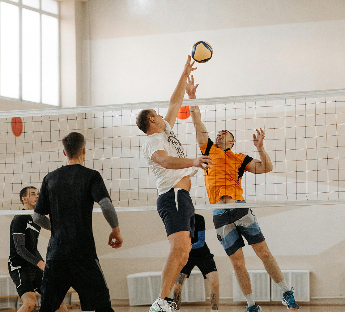 Kom je ook volleyballen?